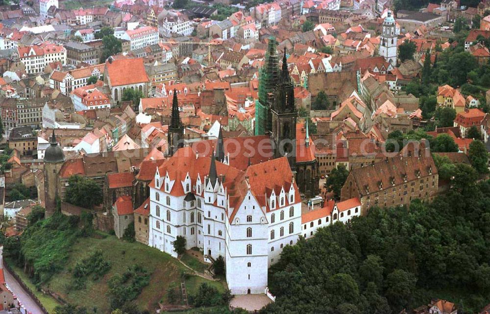 Meißen from the bird's eye view: Albrechtsburg Meißen