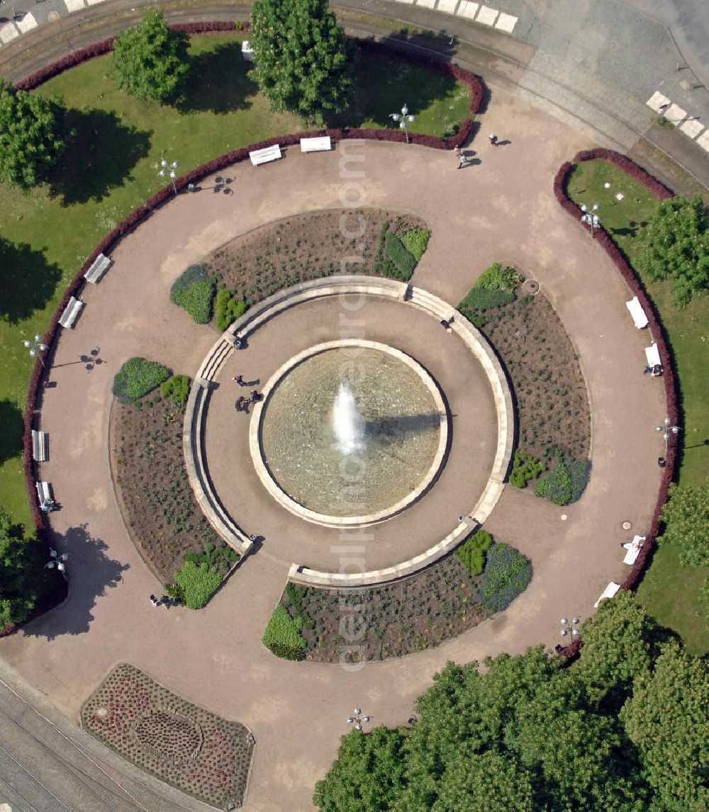 Aerial image Frankfurt am Main - Blick auf den Alfred-Brehm-Platz am Zoo Frankfurt / Main. View of the Alfred Brehm-Platz at the Zoo Frankfurt / Main.