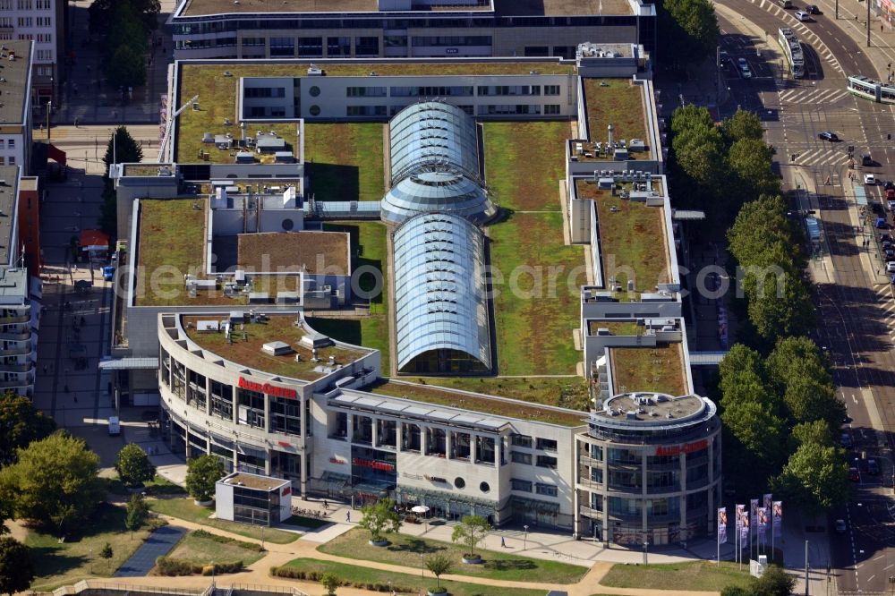 Aerial photograph Magdeburg OT Altstadt - View of the Allee Center in the district of Altstadt in Magdeburg in the state of Saxony-Anhalt