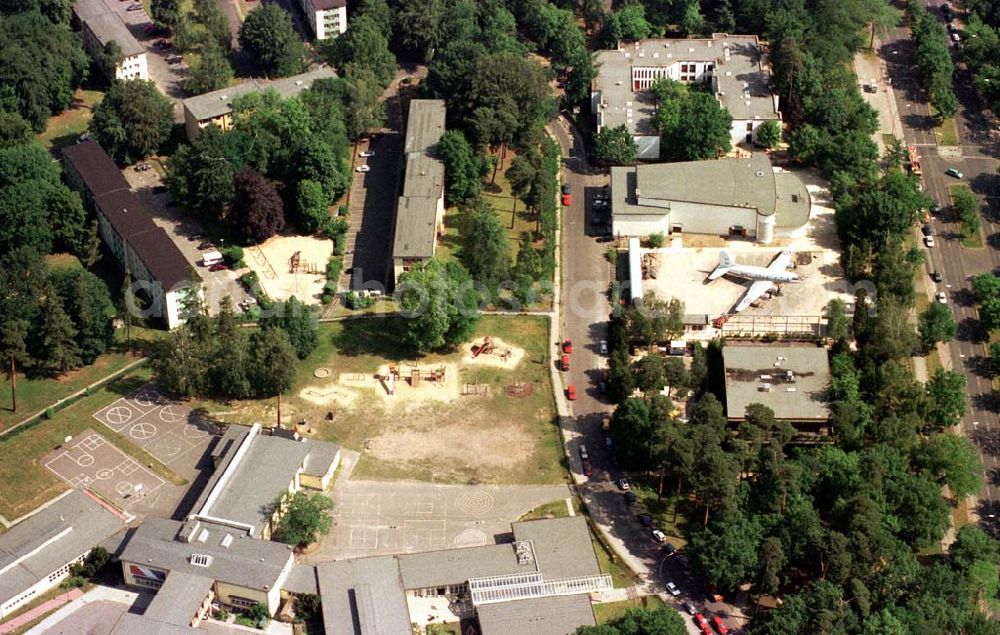 Aerial image Berlin - Dahlem - Alliiertenmuseum in der Dahlemer Clayallee.