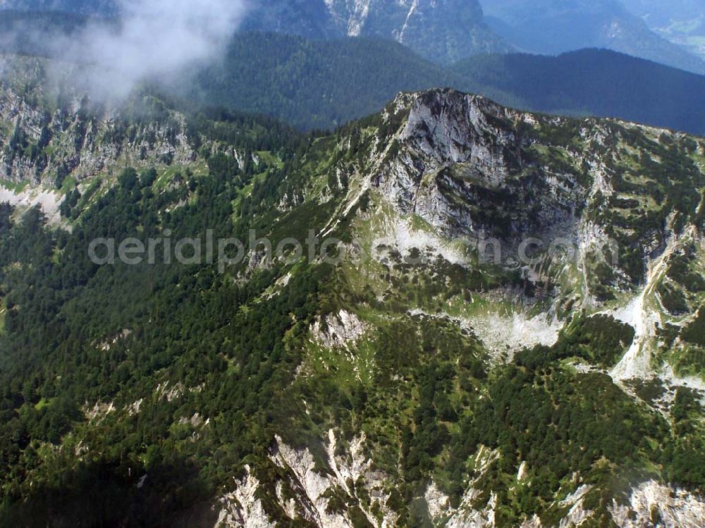 Berchtesgaden from above - Blick auf das Alpenland um Berchtesgaden in Bayern