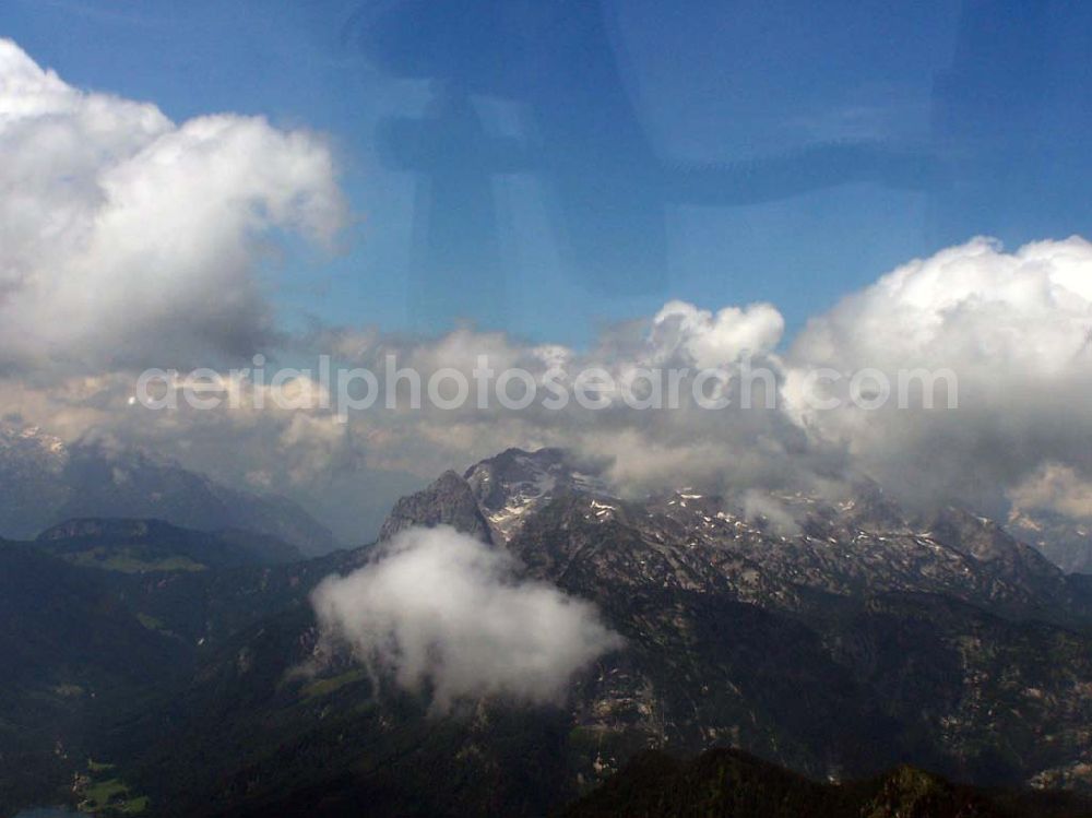 Aerial image Berchtesgaden - Blick auf das Alpenland um Berchtesgaden in Bayern