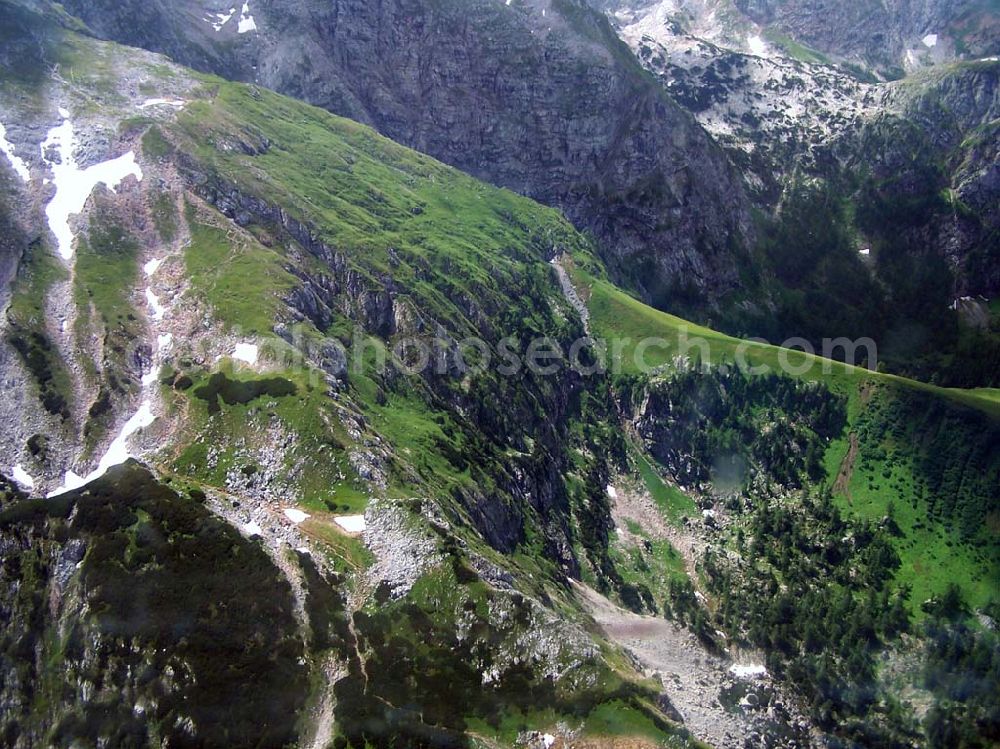 Berchtesgaden from above - Blick auf das Alpenland um Berchtesgaden in Bayern