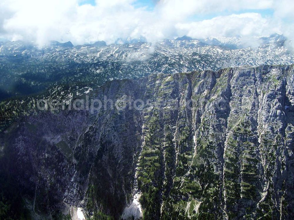 Aerial image Berchtesgaden - Blick auf das Alpenland um Berchtesgaden in Bayern