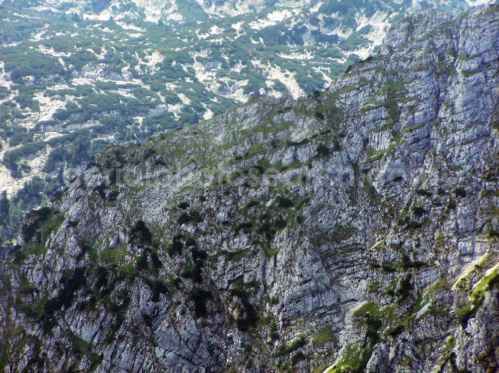 Aerial photograph Berchtesgaden - Blick auf das Alpenland um Berchtesgaden in Bayern