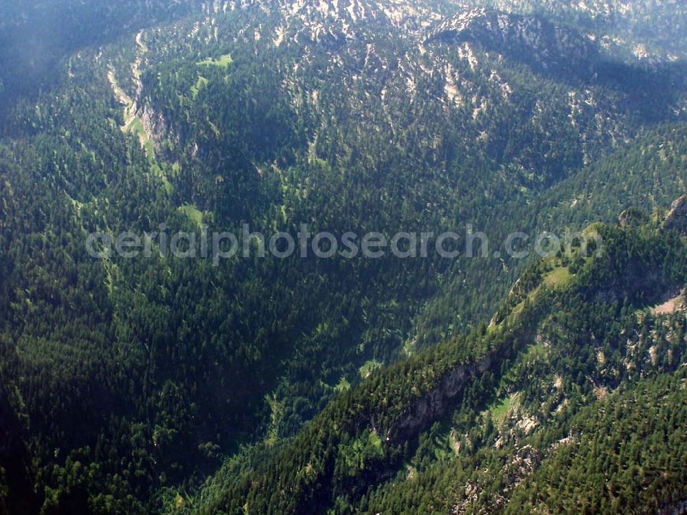 Berchtesgaden from above - Blick auf das Alpenland um Berchtesgaden in Bayern