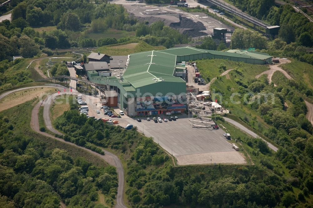 Bottrop from the bird's eye view: View of the alpincenter Bottrop in the state North Rhine-Westphalia