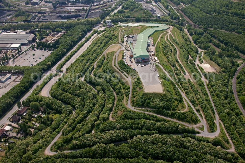 Bottrop from above - View of the alpincenter Bottrop in the state North Rhine-Westphalia