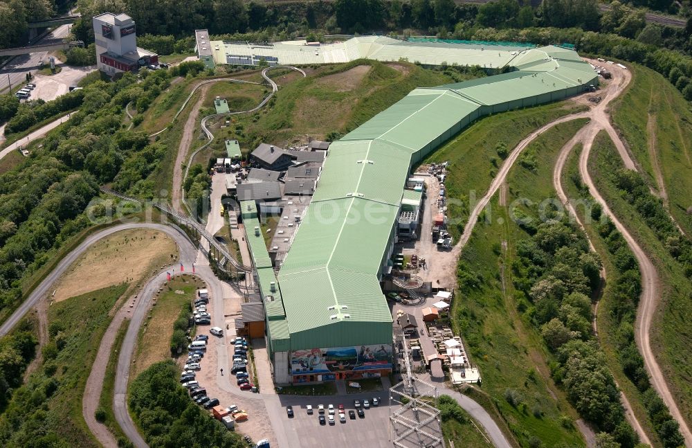 Bottrop from the bird's eye view: View of the alpincenter Bottrop in the state North Rhine-Westphalia