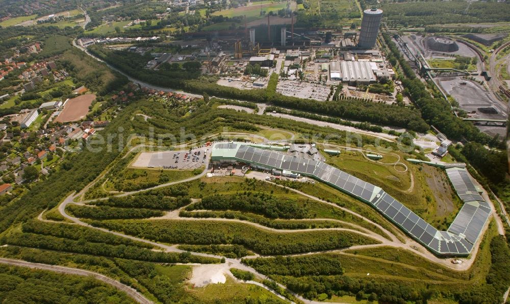 Bottrop from the bird's eye view: View of the alpincenter Bottrop in the state North Rhine-Westphalia