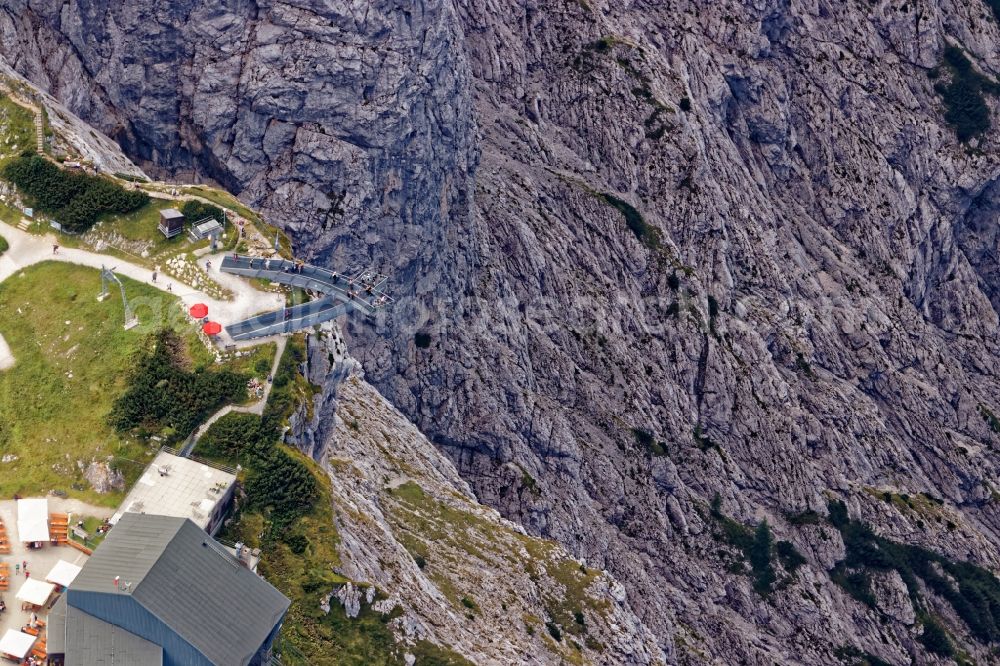 Aerial photograph Grainau - AlpspiX viewing platform in Grainau in the state Bavaria, Germany