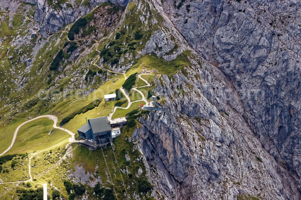 Grainau from the bird's eye view: AlpspiX viewing platform in Grainau in the state Bavaria, Germany