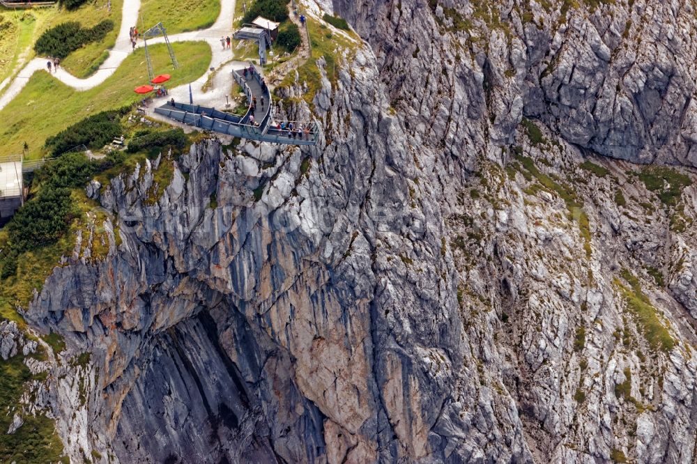 Aerial image Grainau - AlpspiX viewing platform in Grainau in the state Bavaria, Germany