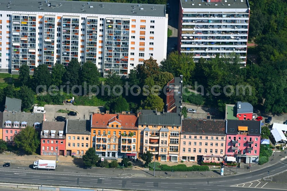 Aerial photograph Berlin - Residential area of the multi-family house settlement Alt-Friedrichsfelde in the district Lichtenberg in Berlin, Germany