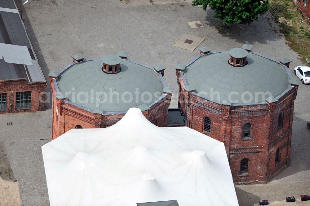 Aerial photograph Wittenberge - View of the Alte Ölmühle on Bad Wilsnacker St in Wittenberge in Brandenburg