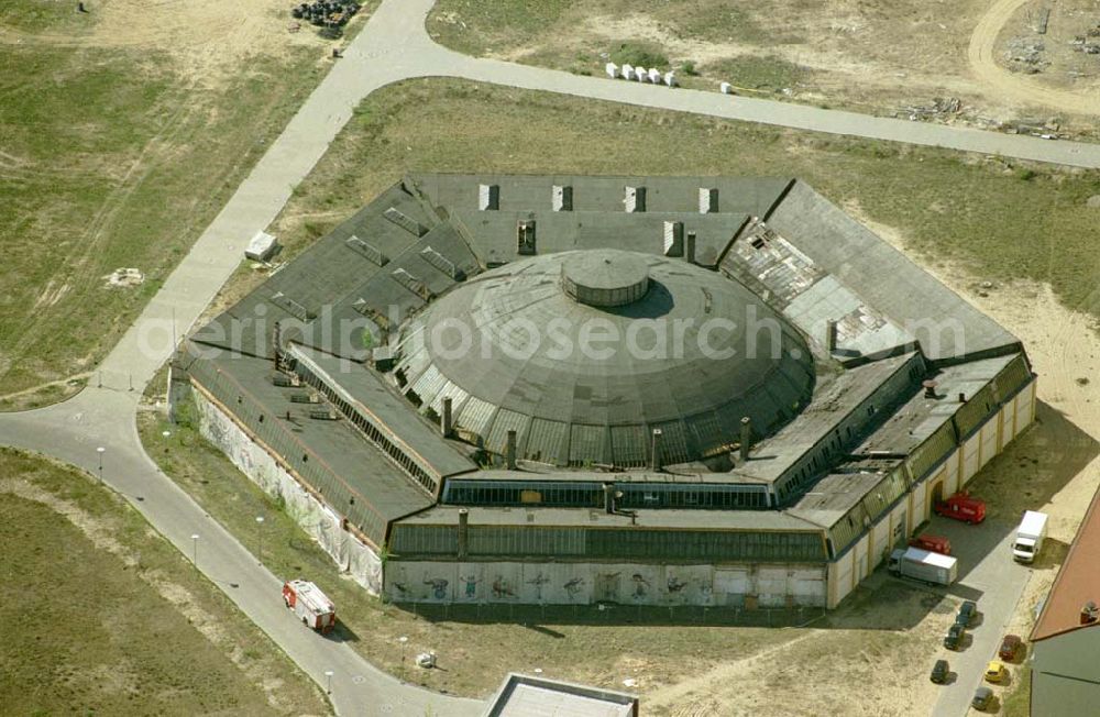 Aerial image Potsdam / Brandenburg - Alter Lokschuppen im GIP - Gewerbegebiet in Potsdam - Babelsberg Datum: 05.05.03