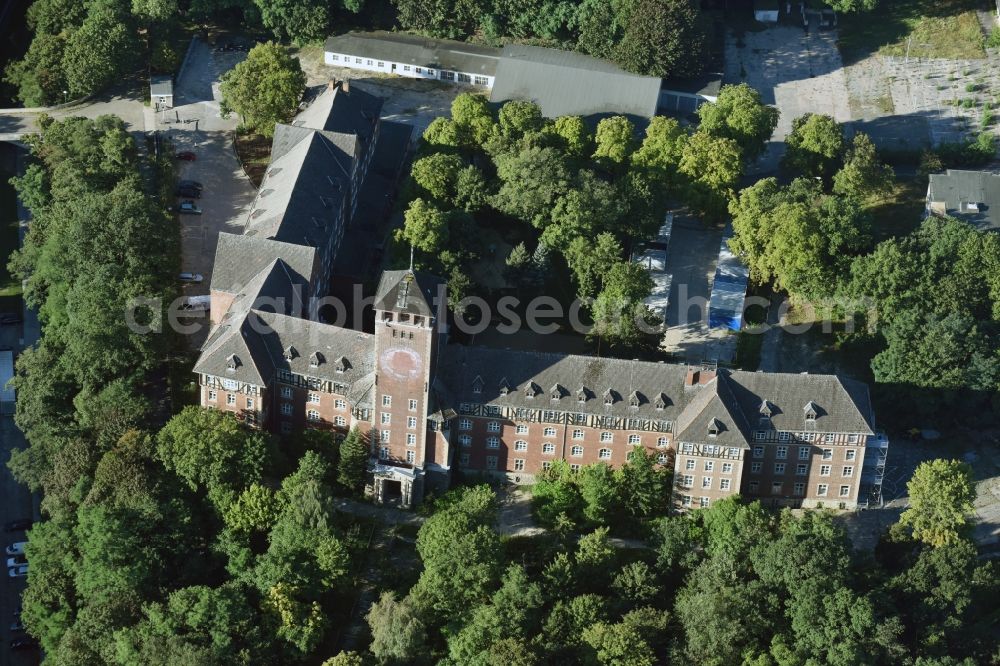 Aerial photograph Potsdam - Old Potsdam state parliament on the Brauhausberg in Potsdam in the state of Brandenburg, Germany