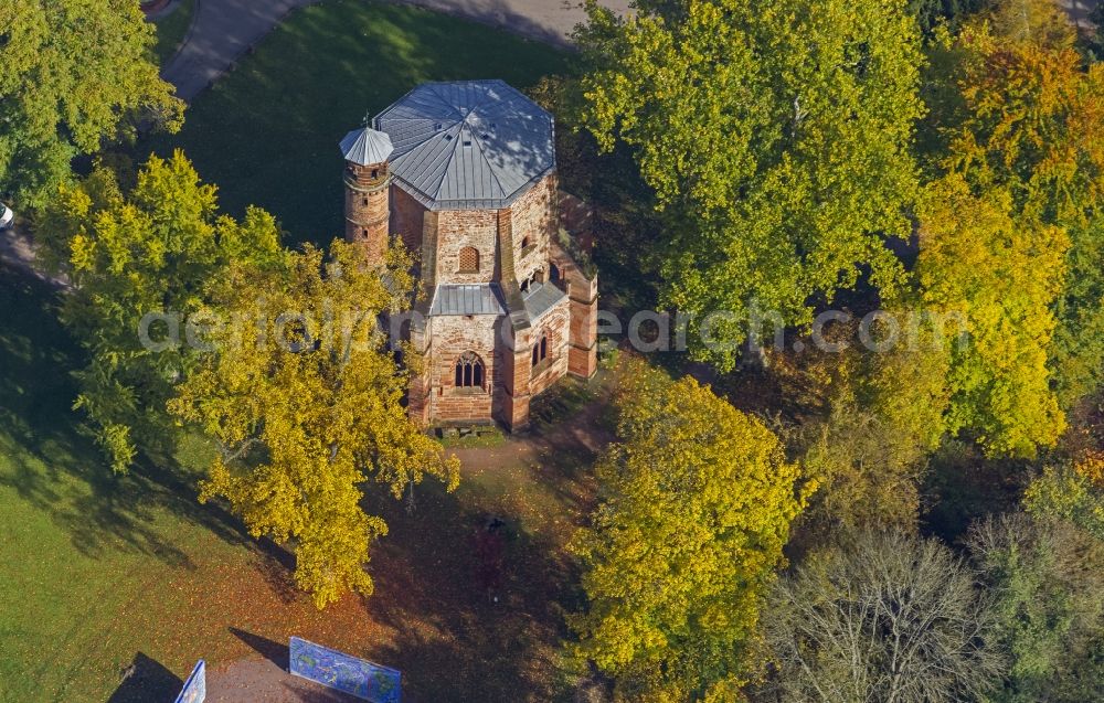 Mettlach from the bird's eye view: Abbey Garden, Villeroy & Boch in Mettlach in Saarland