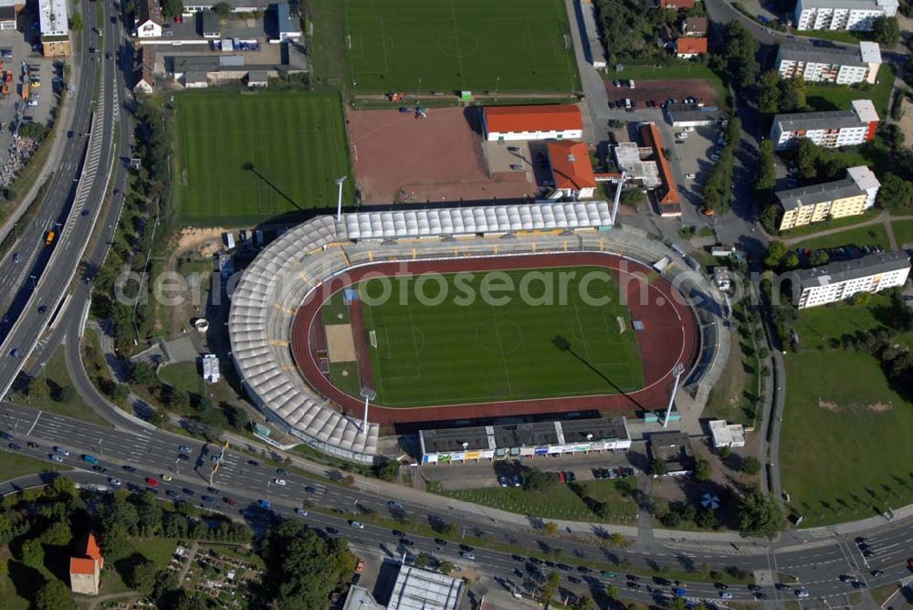 Wolfsburg from above - View the old stadium VfL Wolfsburg in Lower Saxony