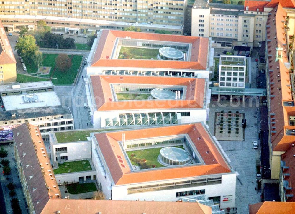 Aerial image Dresden - Altmarkt-Galerie der ECE in der Dresdner Innenstadt.