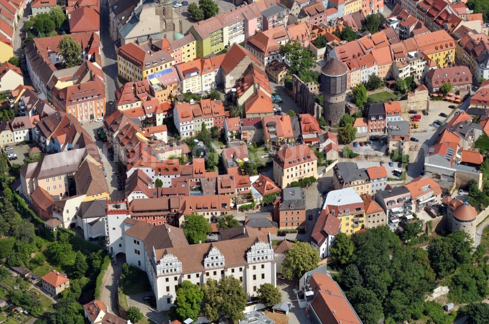 Bautzen from the bird's eye view: View of the historical centre of Bautzen in the state Saxony