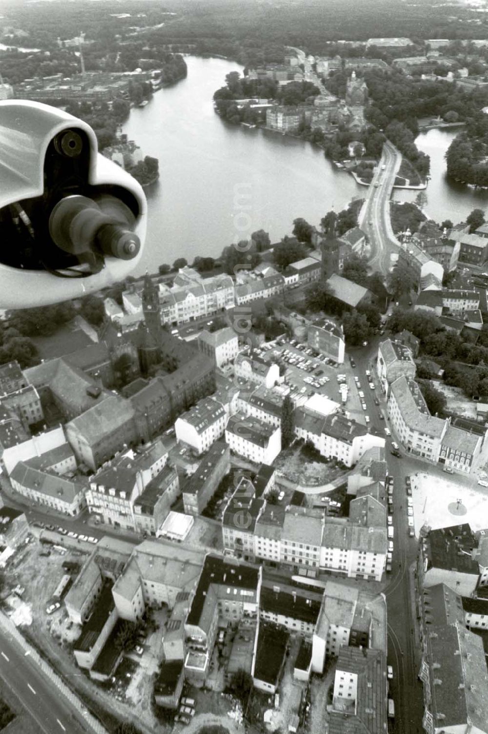 Aerial image Berlin - KÖPENICK - Altstadt von Berlin-Köpenick. 09.10.90