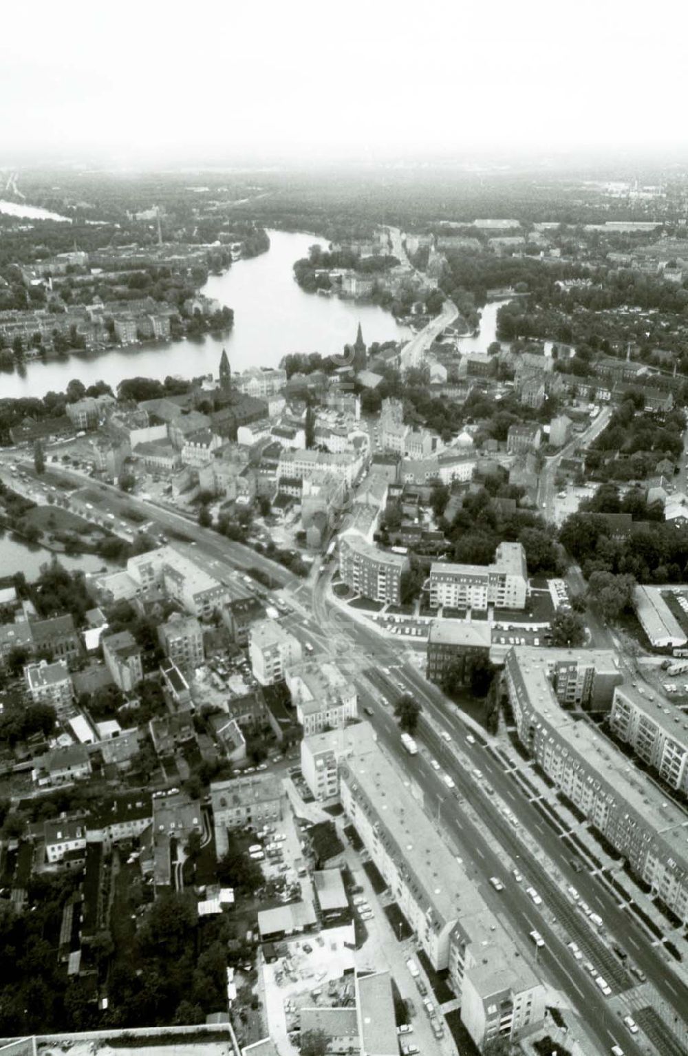 Aerial photograph Berlin - KÖPENICK - Altstadt von Berlin-Köpenick. 16.09.90