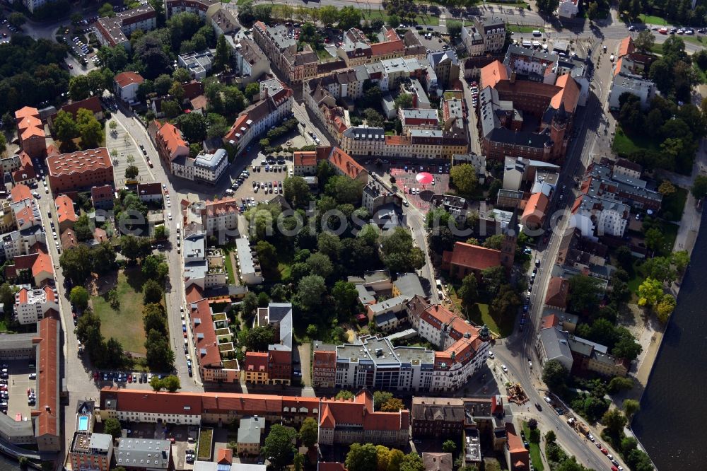 Aerial image Berlin OT Köpenick - View of the histoic centre of Koepenick in Berlin