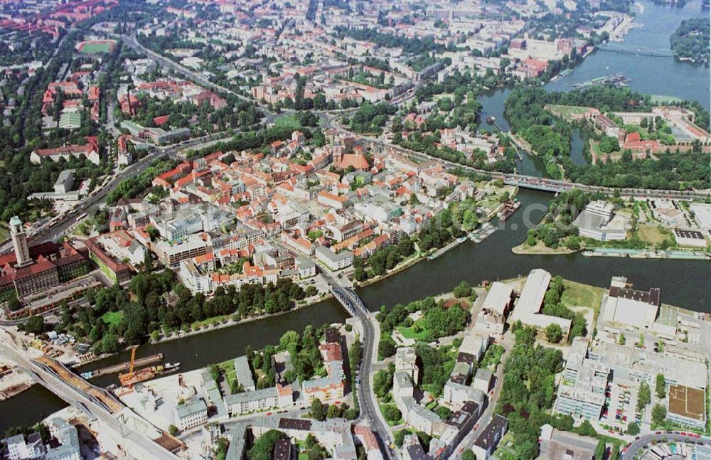 Berlin - Spandau from above - Altstadt von Spandau