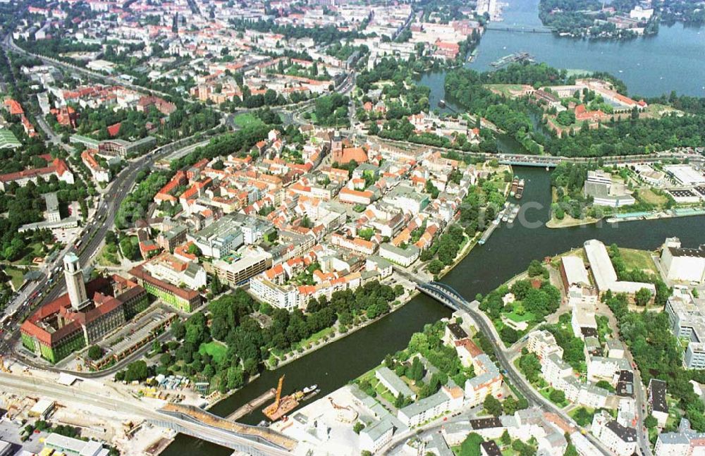 Aerial image Berlin - Spandau - Altstadt von Spandau