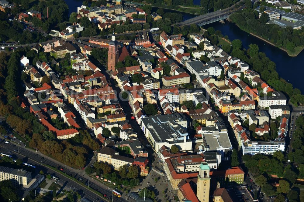 Aerial photograph Berlin Spandau - Partial view of old city - the center of Berlin Spandau