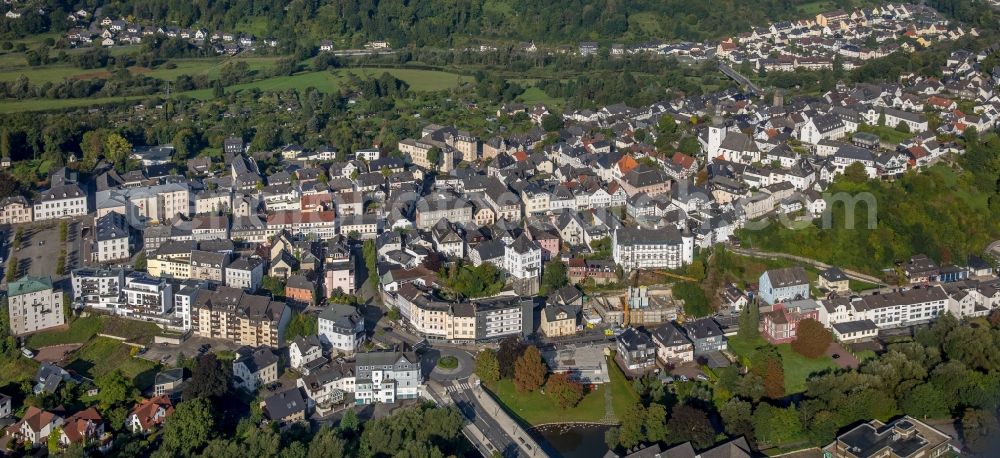 Aerial photograph Arnsberg - Old Town area and city center in Arnsberg in the state North Rhine-Westphalia, Germany