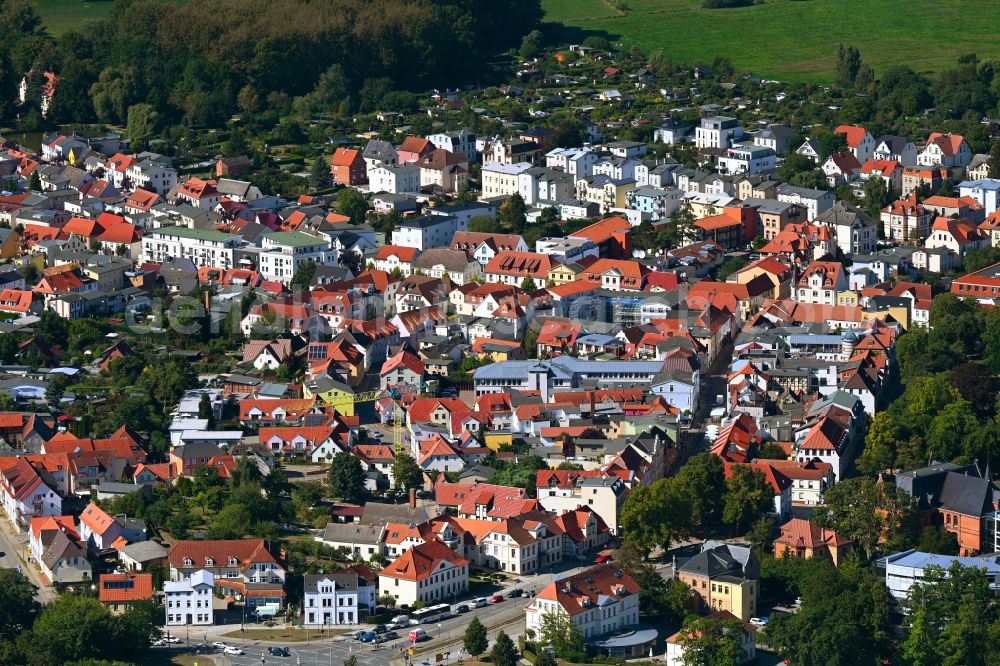 Aerial photograph Bad Doberan - Old Town area and city center in Bad Doberan in the state Mecklenburg - Western Pomerania, Germany