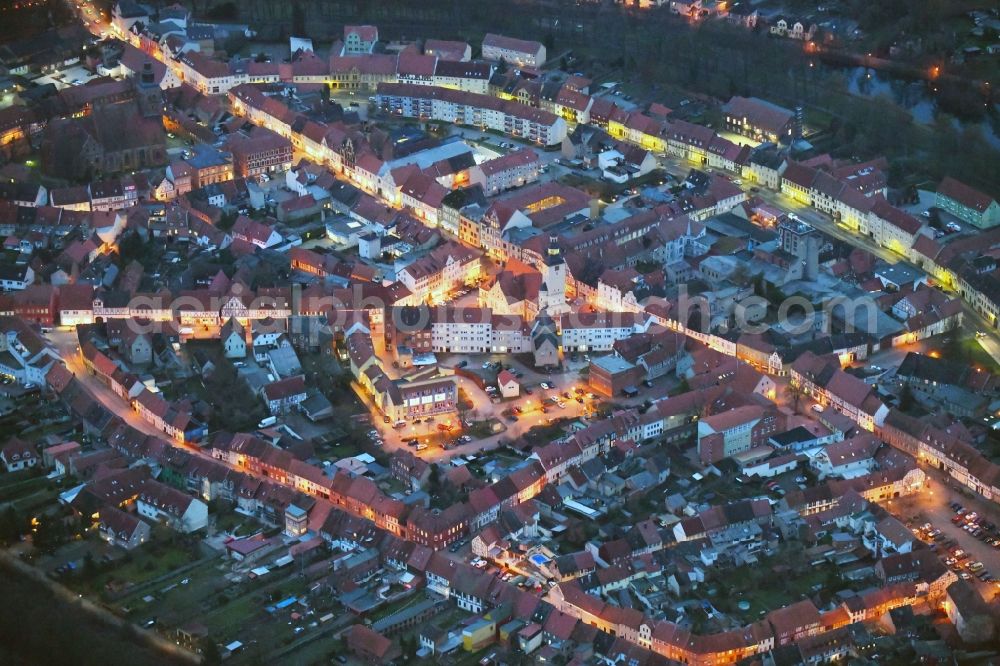 Aerial photograph Gardelegen - Old Town area and city center in Gardelegen in the state Saxony-Anhalt, Germany