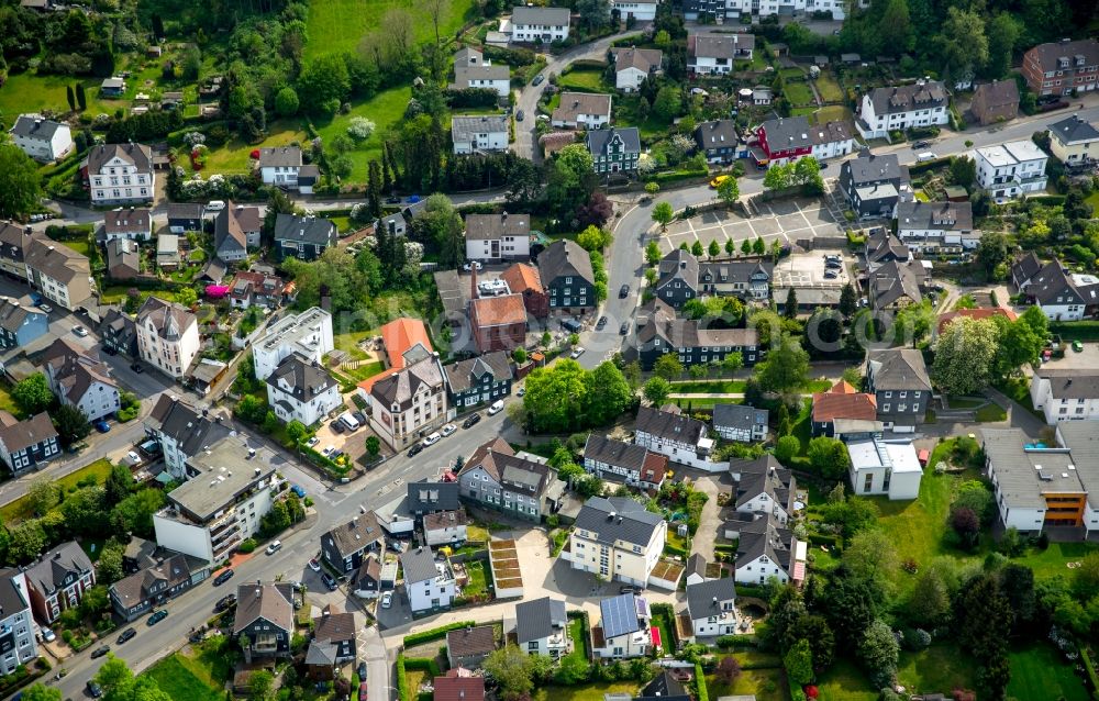 Aerial photograph Gevelsberg - Old Town area and city center in Gevelsberg in the state North Rhine-Westphalia