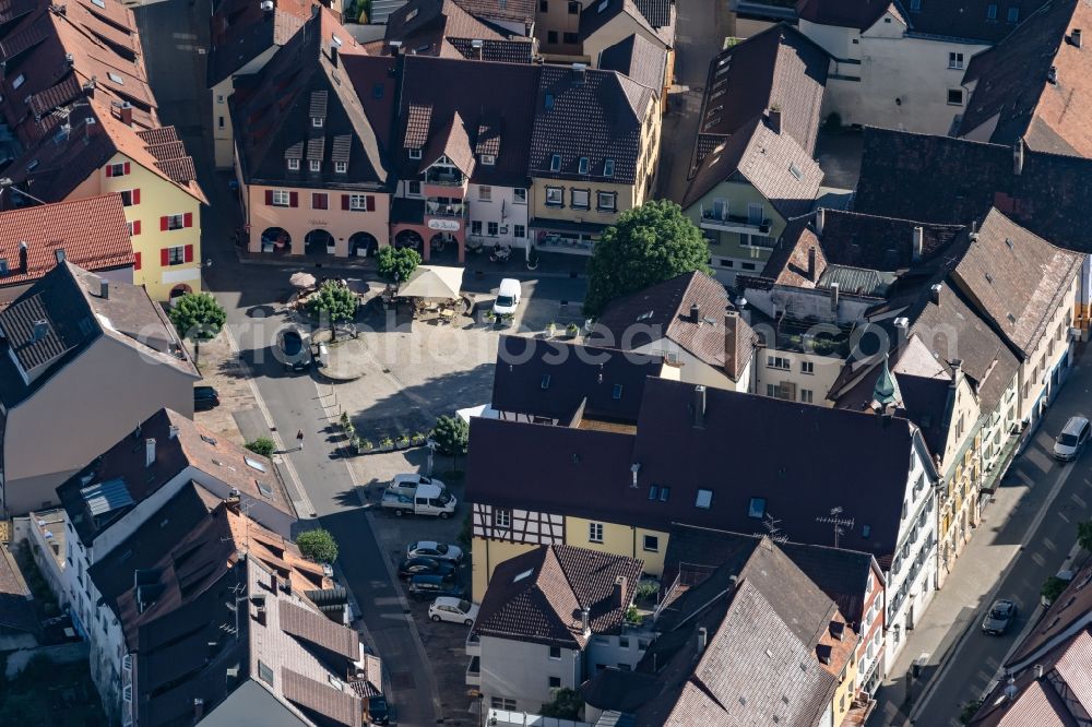 Aerial photograph Stockach - Old Town area and city center in Stockach in the state Baden-Wuerttemberg, Germany