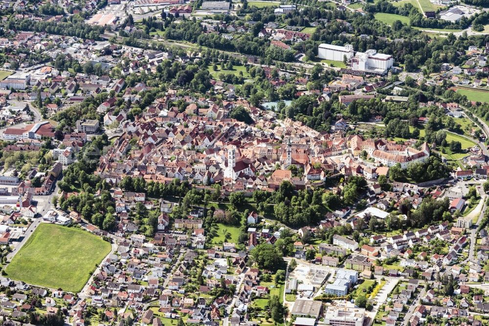 Aerial photograph Sulzbach-Rosenberg - Old Town area and city center in Sulzbach-Rosenberg in the state Bavaria, Germany