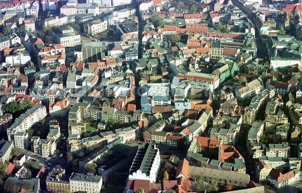 Halle / Saale from above - Altstadtzentrum von Halle an der Saale