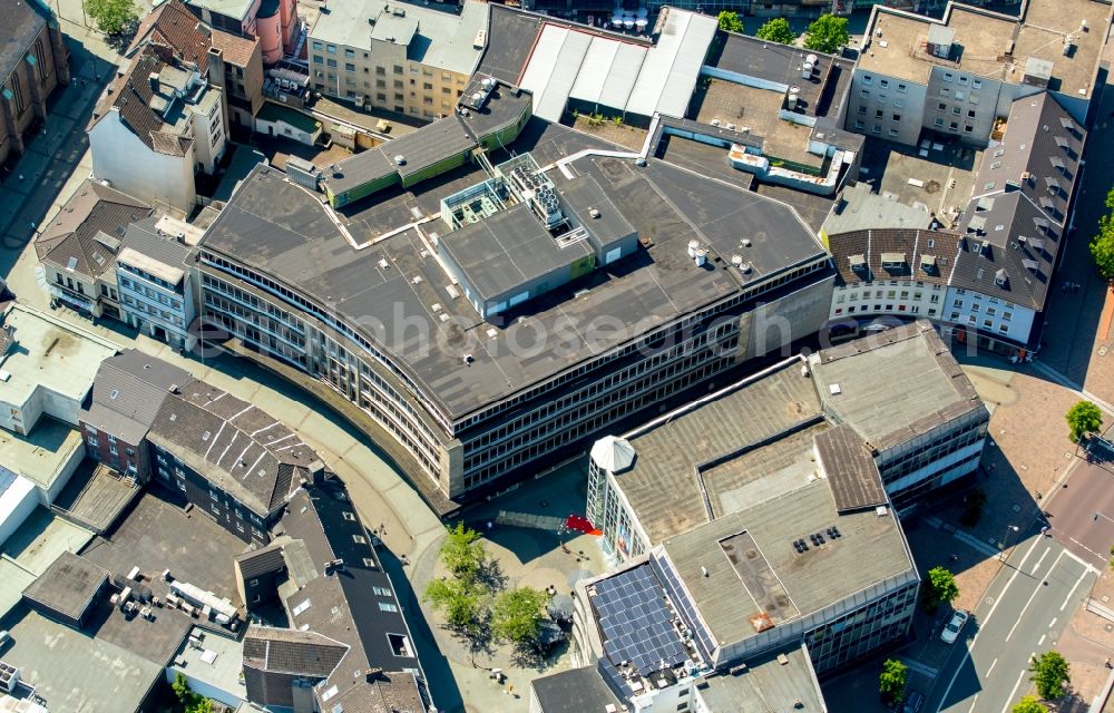 Aerial photograph Bottrop - Ensemble space Am Pferdemarkt in the inner city center in Bottrop in the state North Rhine-Westphalia