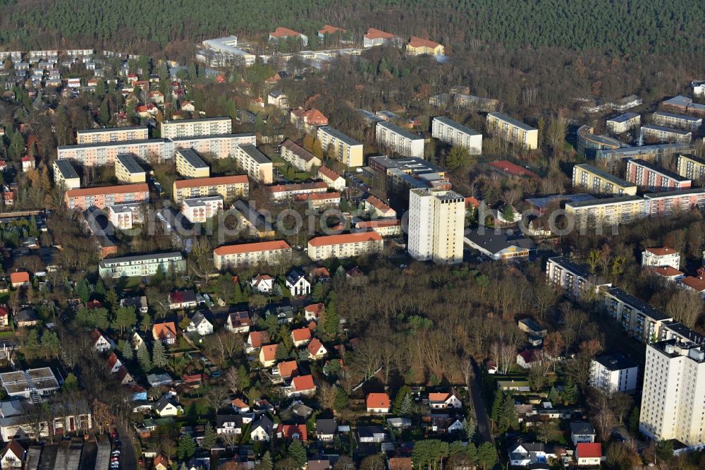 Aerial image Potsdam - District view Am Stern in Potsdam in the state Brandenburg