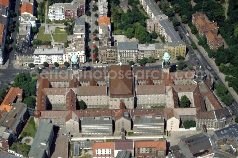 Aerial photograph Berlin / Moabit - Amtsgericht Moabit 1995