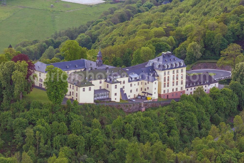 Aerial photograph Bad Laasphe - System of Wittgenstein Castle near Bad Laasphe in North Rhine-Westphalia