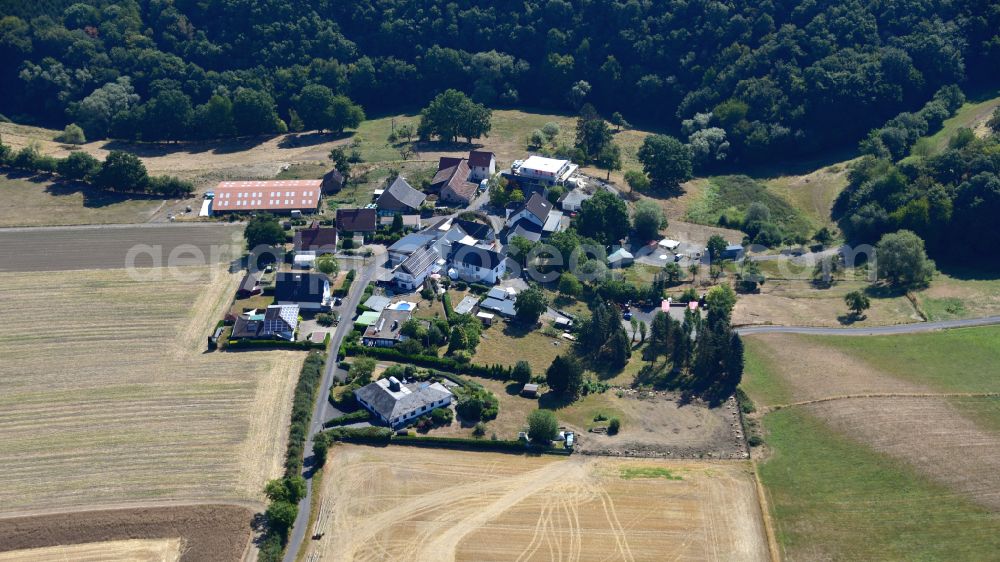 Sankt Katharinen from the bird's eye view: View of the village of Homscheid in the state Rhineland-Palatinate, Germany