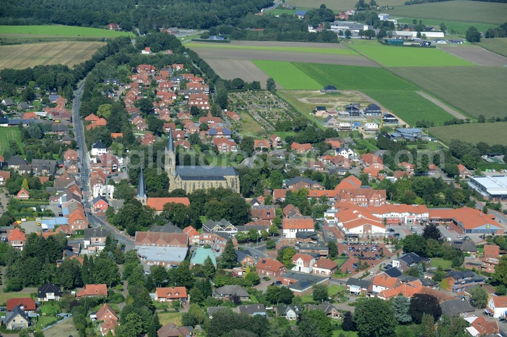 Freren from the bird's eye view: View on the small town Freren in the state Lower Saxony