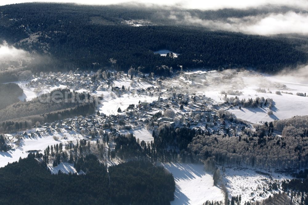 Aerial image Masserberg - View of Masserberg in Thuringia