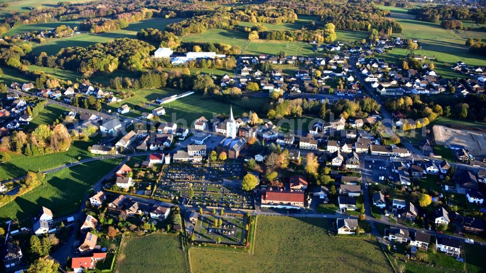 Aerial image Buchholz - View of the town of Buchholz, Westerwald in the state Rhineland-Palatinate, Germany