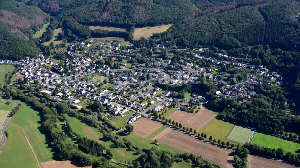 Roßbach from the bird's eye view: View of the place Rossbach in the state Rhineland-Palatinate, Germany