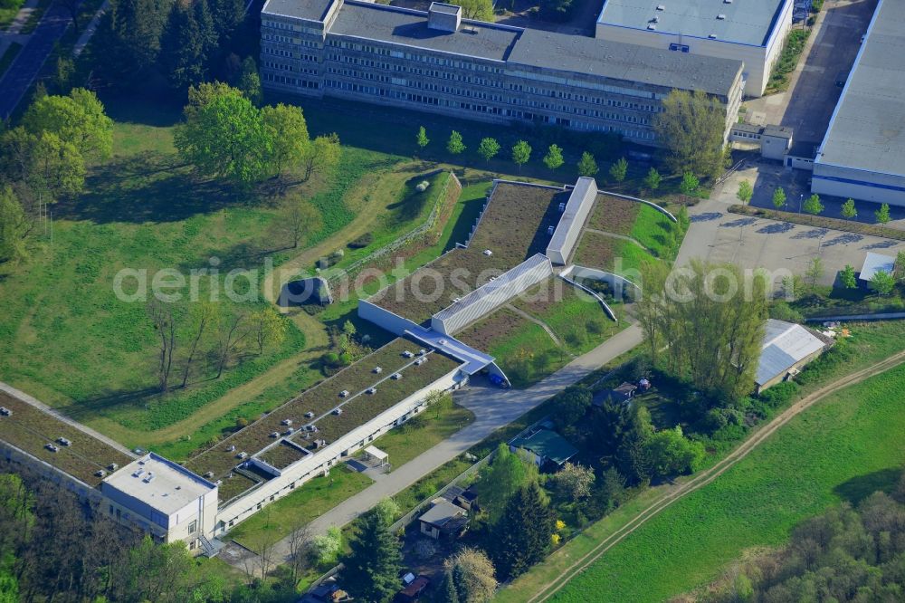 Aerial image Hoppegarten - Site of the Federal Archives in Hoppegarten in the state Brandenburg