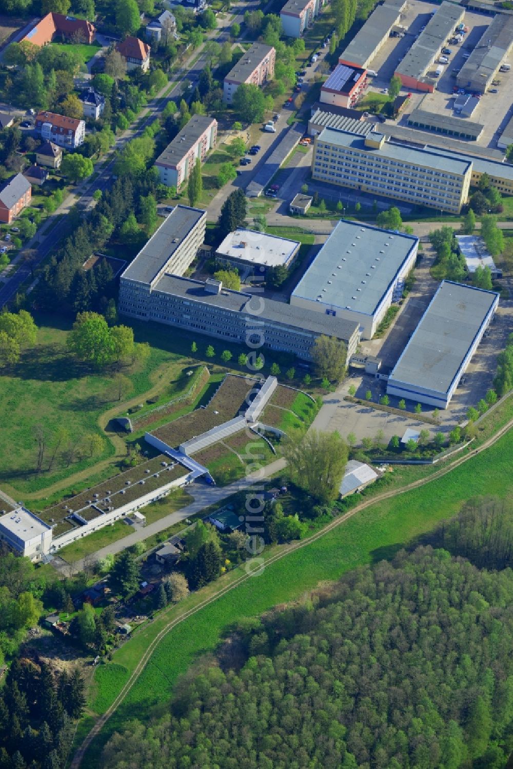 Hoppegarten from above - Site of the Federal Archives in Hoppegarten in the state Brandenburg