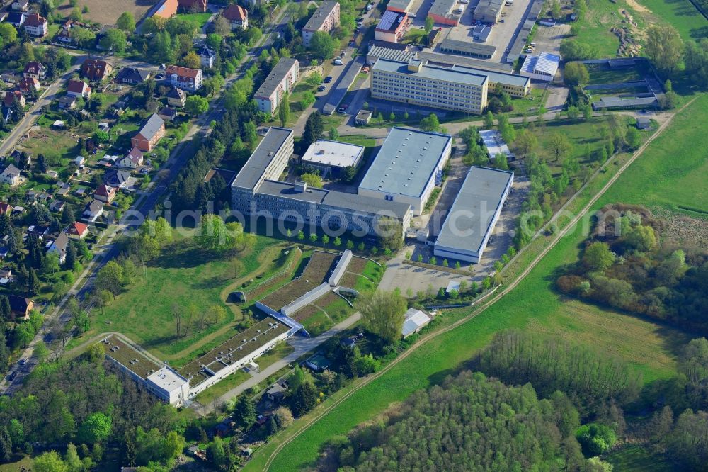 Hoppegarten from the bird's eye view: Site of the Federal Archives in Hoppegarten in the state Brandenburg